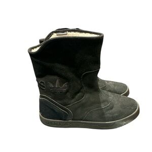 Adidas Black Suede winter boots